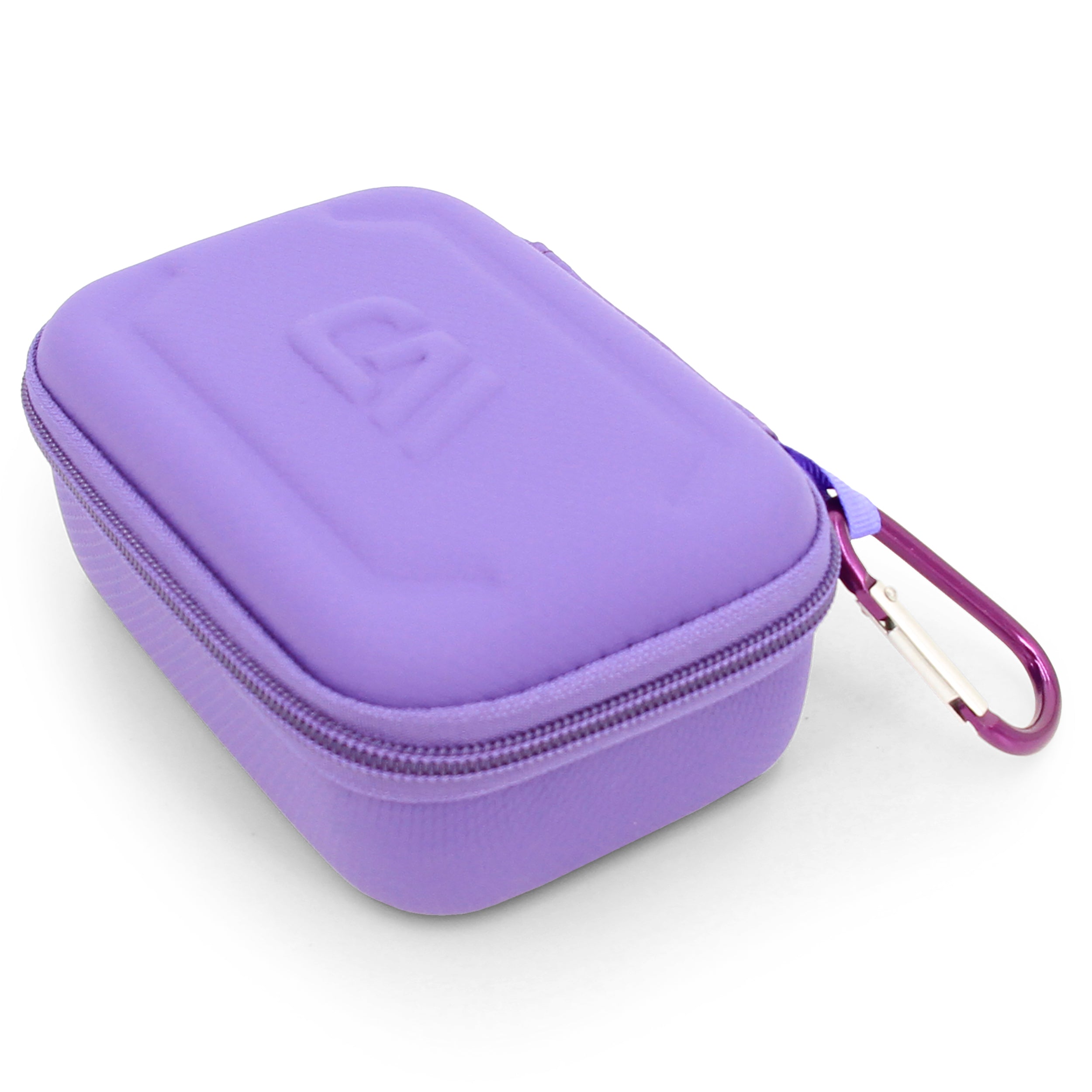 CASEMATIX Protective Carry Case for Moonbird & Moonbuddy Meditation Device - Includes USB-C Cable & Purple Storage Pouch | Perfect for Travel, Yoga, and Mindfulness Practice