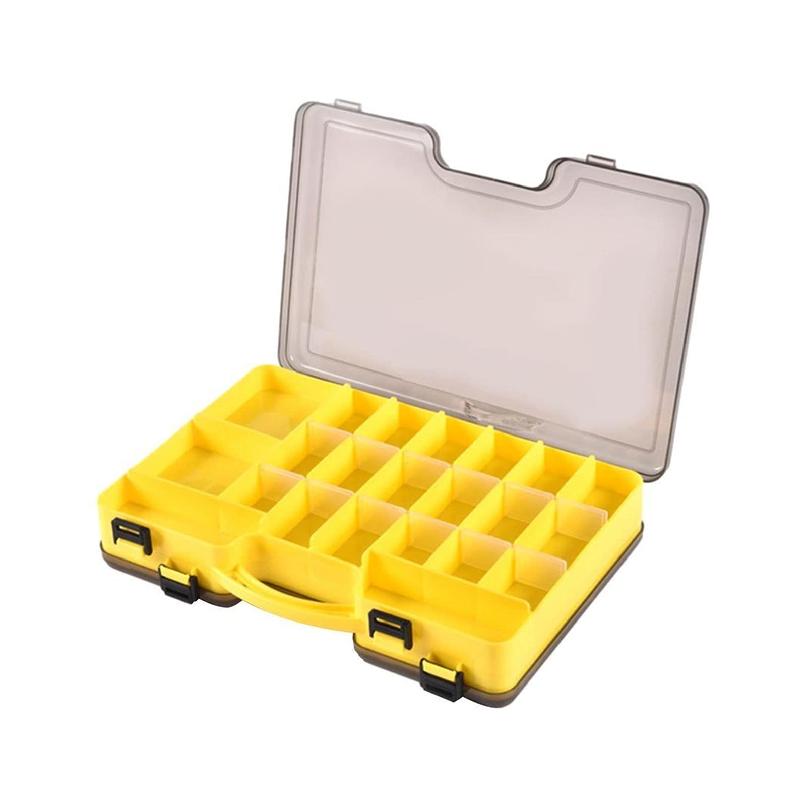 **Multifunctional Fishing Tackle Storage Box - Portable Waterproof Bait & Lure Organizer with Adjustable Compartments for Carp, Fly Fishing Gear - Perfect for Outdoor, Boat, and Shore Fishing Adventures**