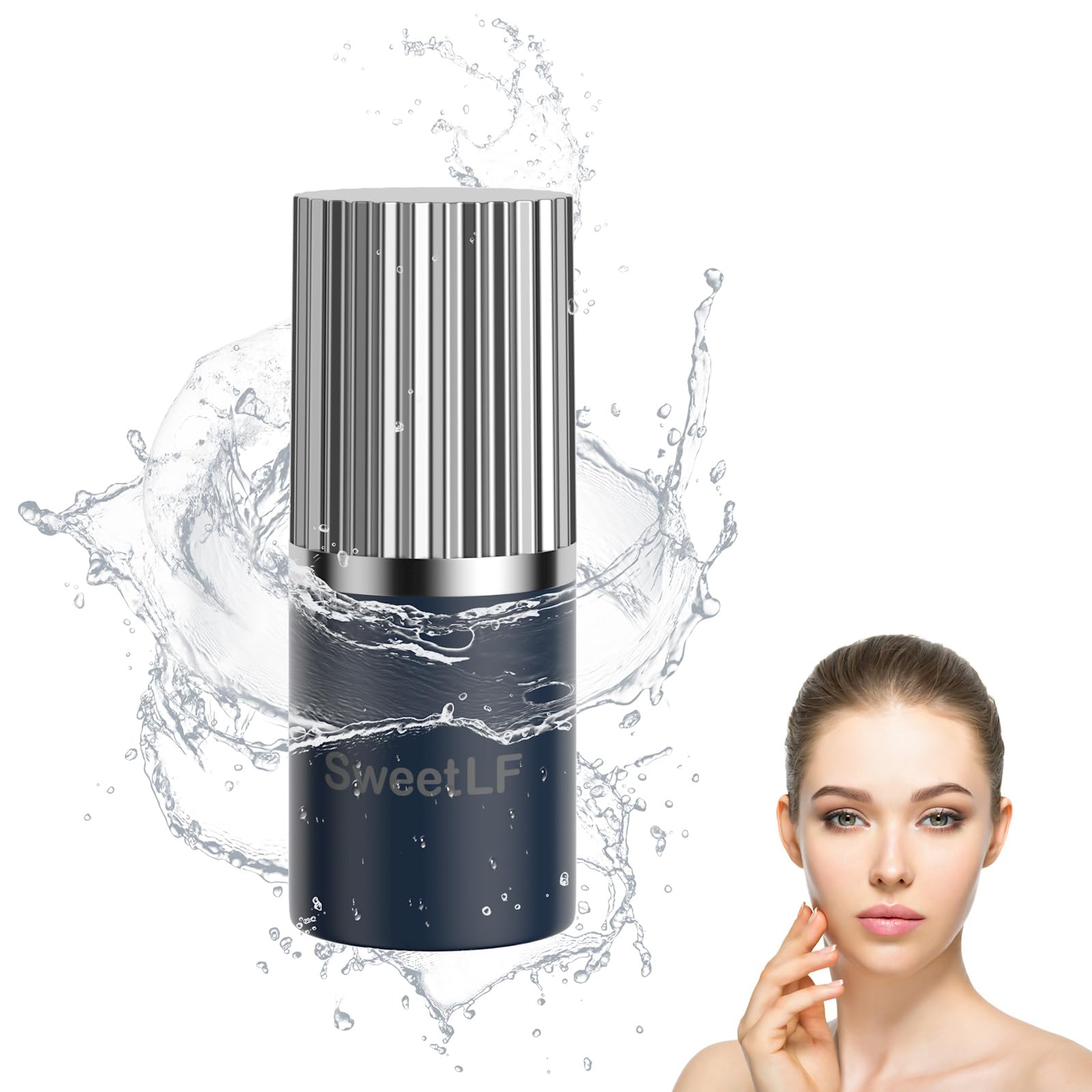 SweetLF Electric Shaver for Women - Cordless Rechargeable Wet & Dry Facial Hair Remover for Face, Chin & Upper Lip - IPX7 Waterproof Portable Razor - Perfect for Travel, Gym & Quick Touch-Ups