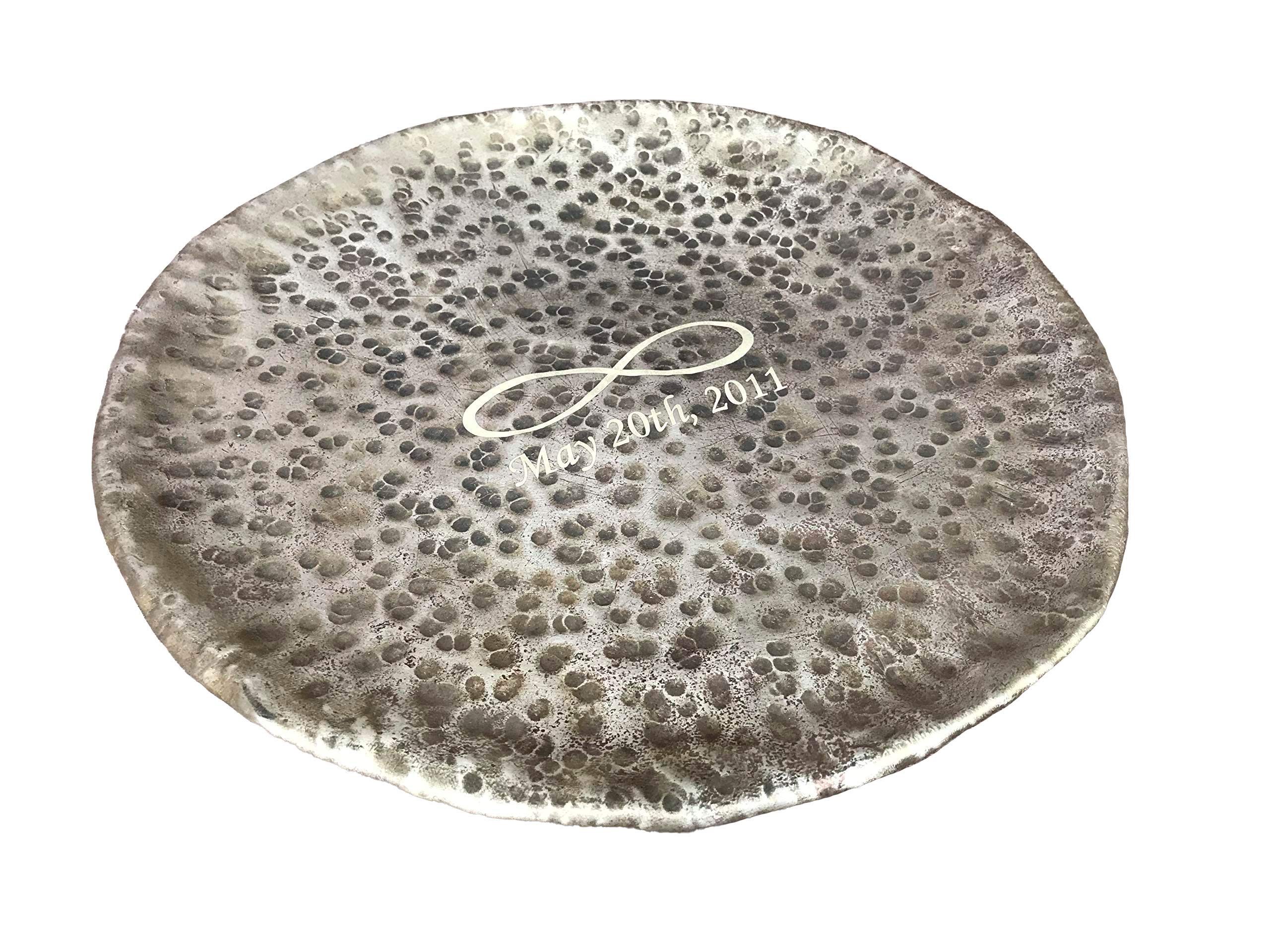 Bronze Tray & Bowl Set - Elegant Gift for Men & Anniversary - Home Decor & Dining