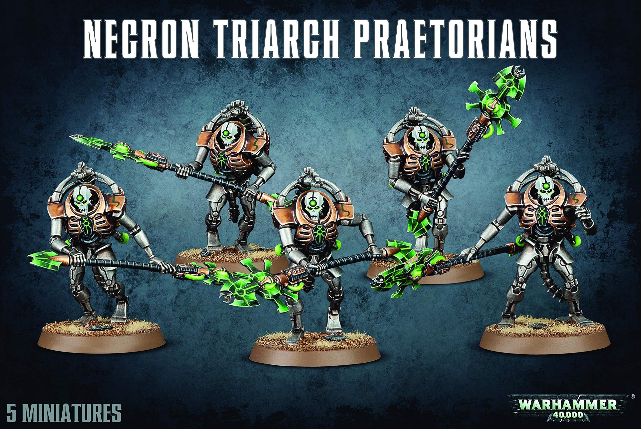 Games Workshop 99120110036 Necron Triarch Praetorians Plastic Kit - Warhammer 40K Miniature Set for Tabletop Wargaming & Collecting