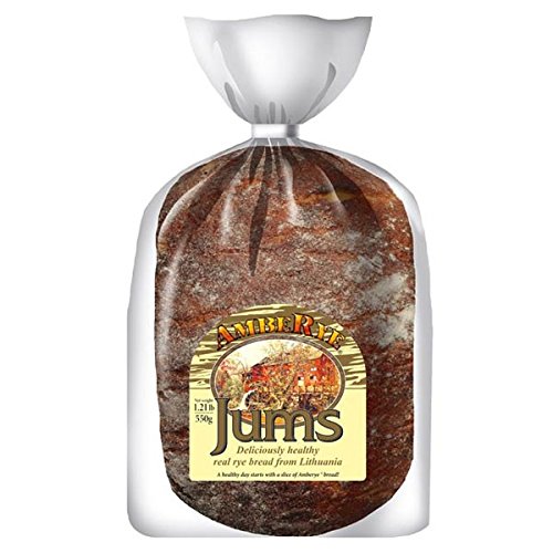 Lithuanian AmbeRye Jums Hearty Rye Bread - All Natural Whole Grain Imported Rye Bread, 19.5 oz/550g | Authentic European Bakery | Perfect for Sandwiches, Breakfast Toast & Healthy Snacking