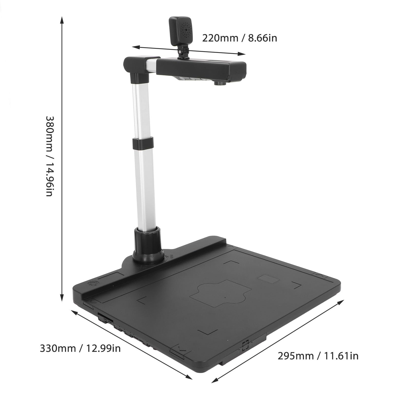 Professional A3 A4 Document Scanner with OCR Recognition - Portable USB Book Camera Scanner for Books, Receipts & Archiving | Ideal for Offices, Libraries & Home Use