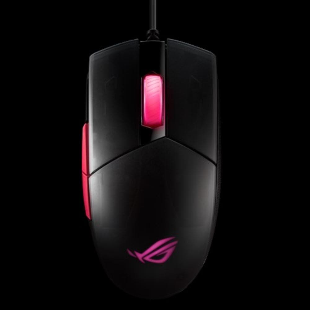 ASUS ROG Strix Impact II Electro Punk Gaming Mouse - 7200 DPI, Ergonomic Design for PC Gaming - Perfect for FPS, MOBA, and Esports Competitions
