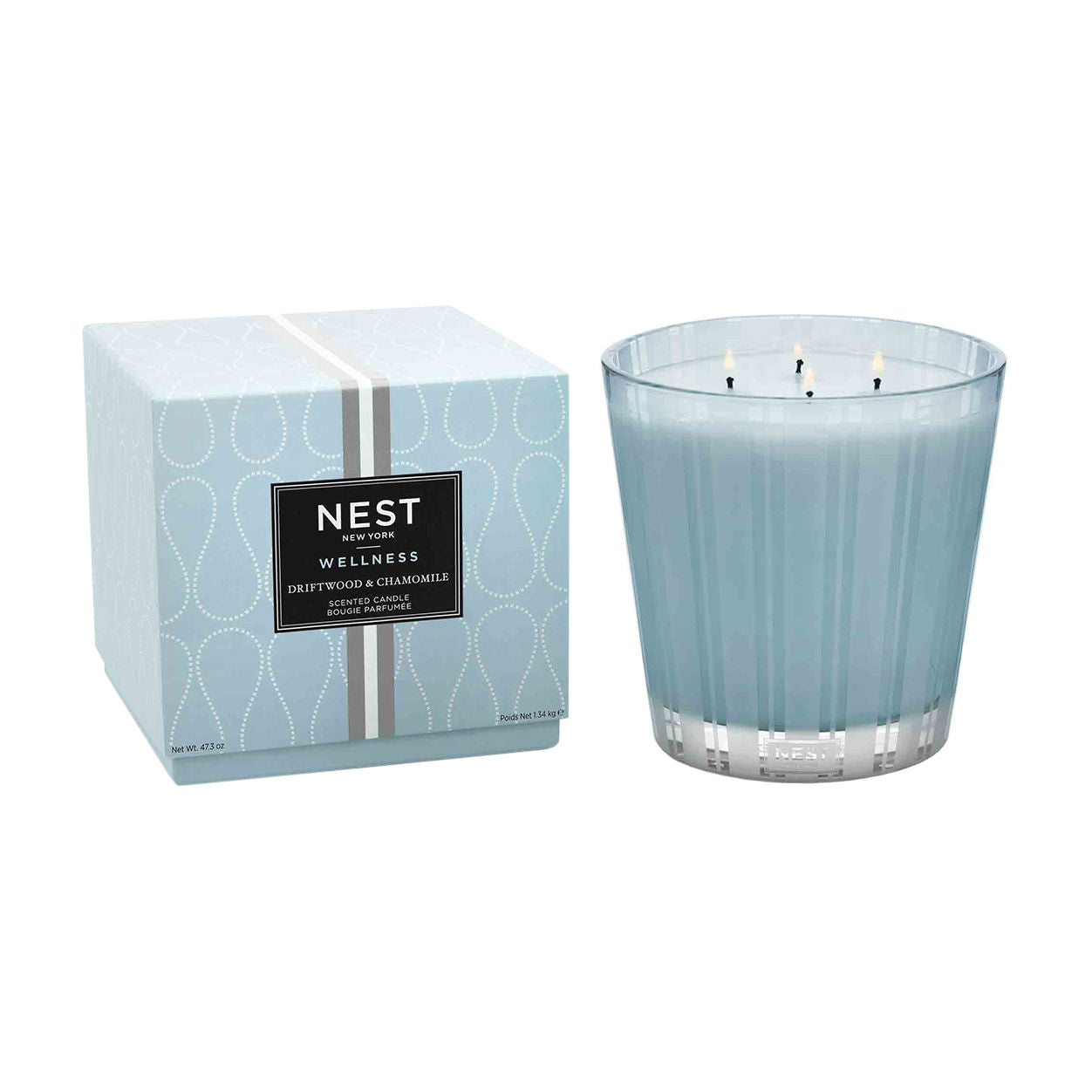 Natural Driftwood & Chamomile Scented Soy Candle - Handmade Aromatherapy for Relaxation, Stress Relief & Home Decor | Perfect for Bedroom, Bathroom & Meditation Spaces