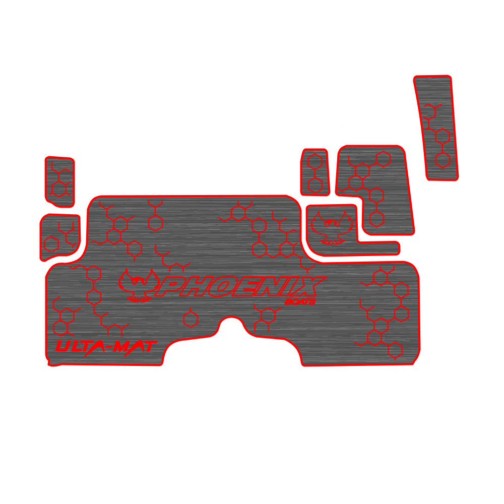 CHARCOAL/RED