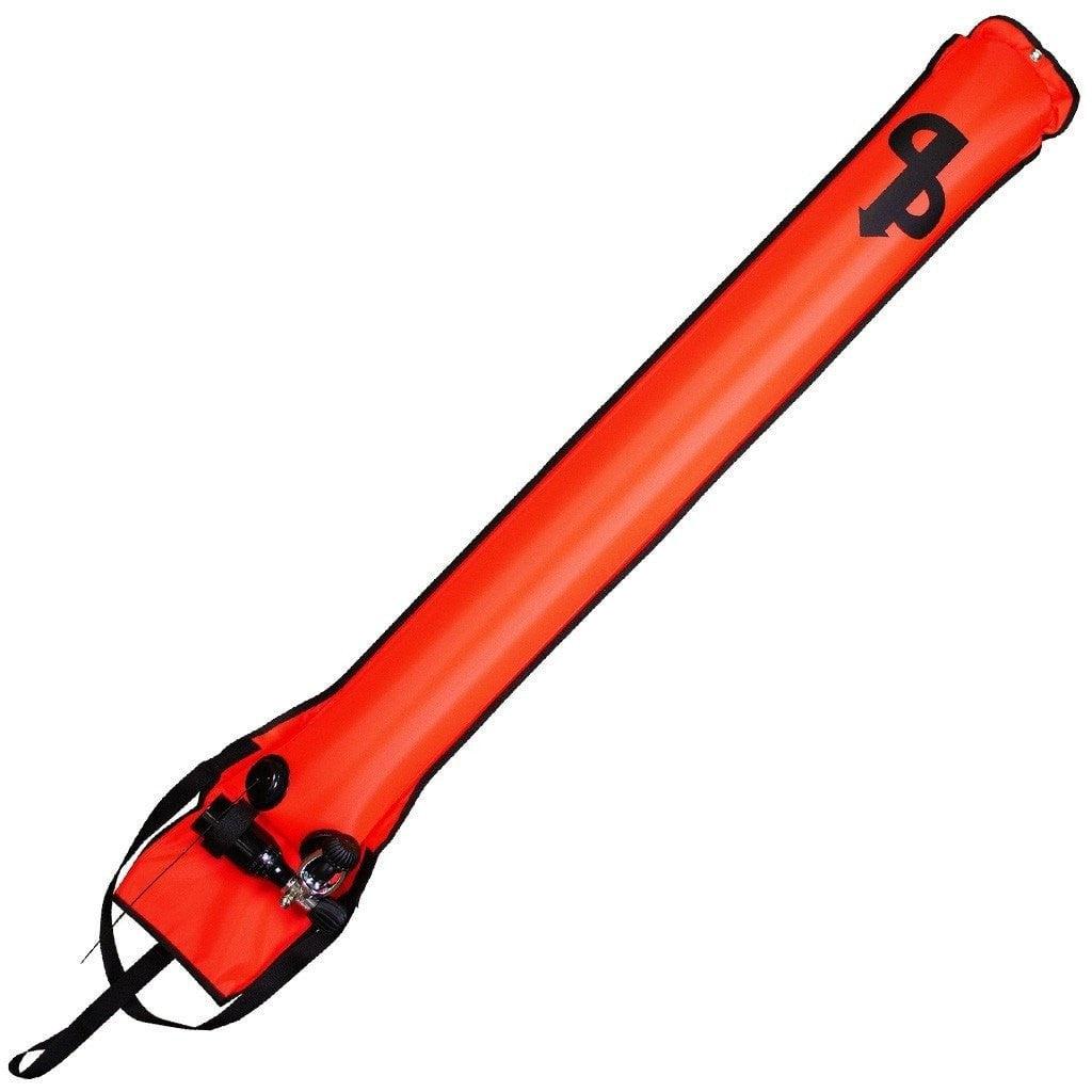 AP Valves Self-Sealing SMB with Inflation Cylinder - Compact Scuba Diving Safety Marker Buoy for Underwater Signaling & Emergency Use