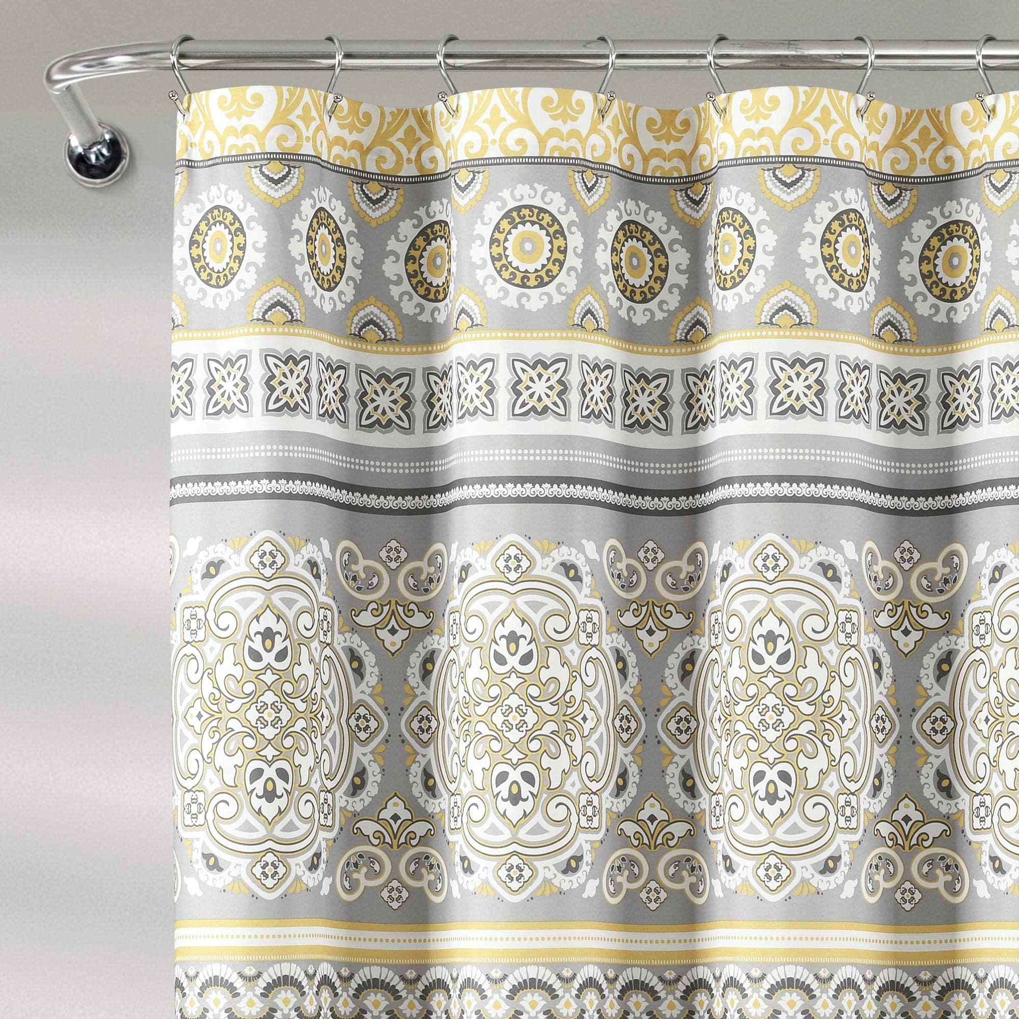 Stylish Nesco Stripe Shower Curtain - Waterproof Bathroom Decor for Modern Homes - Perfect for Bathrooms, Guest Suites & Spa Retreats