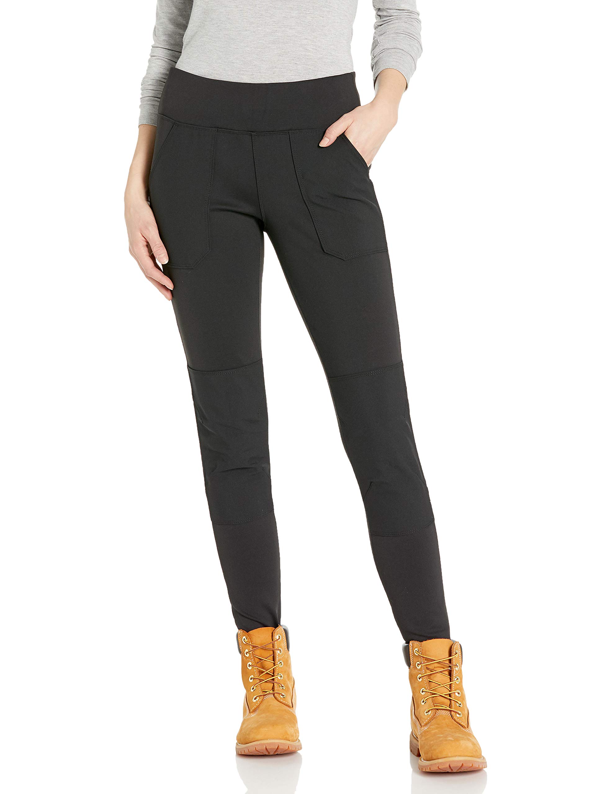 Carhartt Women's Force Fitted Midweight Utility Legging - Durable Work Pants for Construction, Landscaping & Outdoor Activities