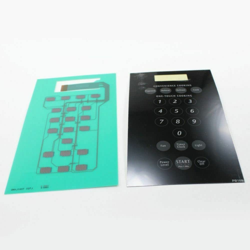 Genuine OEM Microwave Oven Keyboard Replacement Part 5304441868 - Compatible with Whirlpool, GE, Samsung & More | DIY Repair Kit for Microwave Control Panel | Perfect for Home Kitchen Appliance Maintenance & Quick Fixes | Ideal for Broken Buttons, Control Panel Issues & Microwave Upgrades