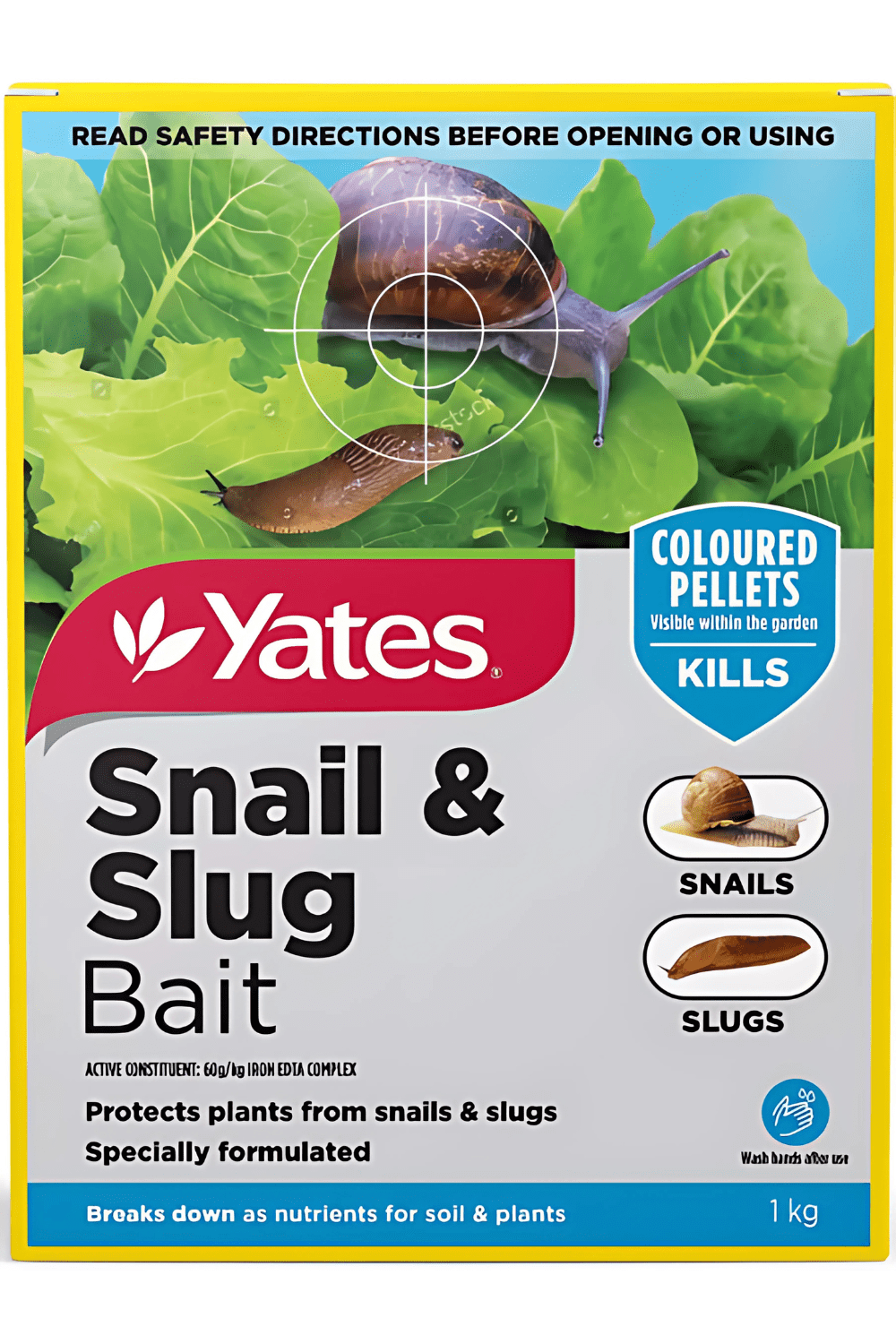 Organic Snail and Slug Bait 1kg - Effective Garden Pest Control for Vegetables, Flowers & Plants - Safe Outdoor & Indoor Use