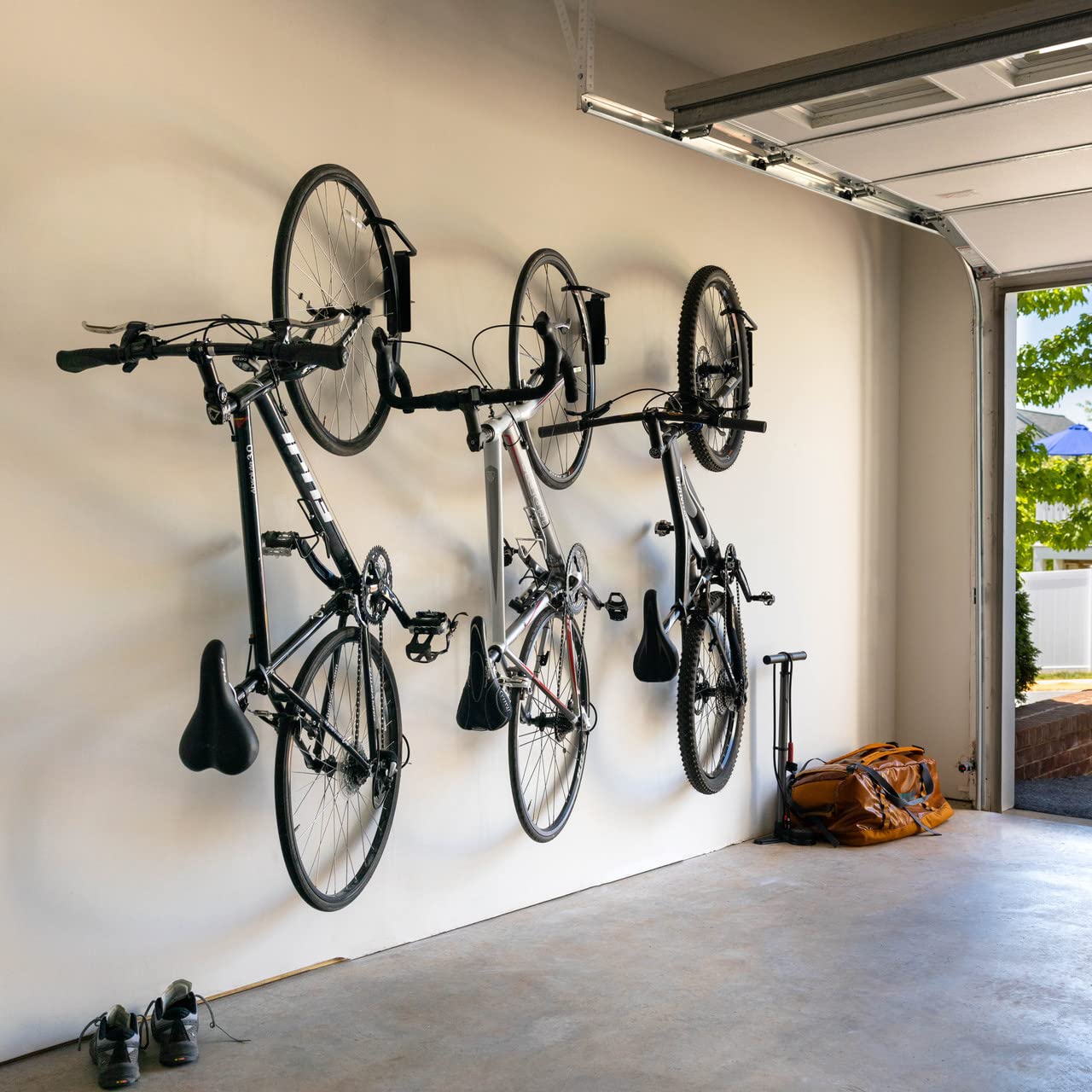Vertical Bike Rack Wall Mount - Swivel Bike Hanger Hook with Stopper for Garage Storage | Indoor Bicycle Organizer for Home, Apartment & Cycling Enthusiasts