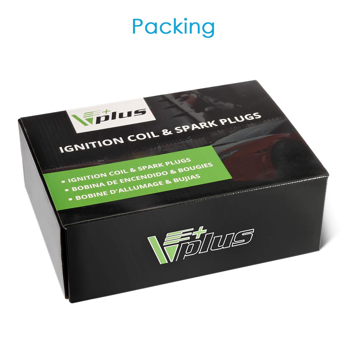 Vplus Set of 6 Ignition Coils & Spark Plugs UF550 & 93501 - Compatible with Nissan Infiniti Maxima Murano Pathfinder Quest Altima Q50 QX60 FX35 3.5L V6 (2007-2017) - High Performance Replacement Parts for Smoother Engine Start & Better Fuel Efficiency