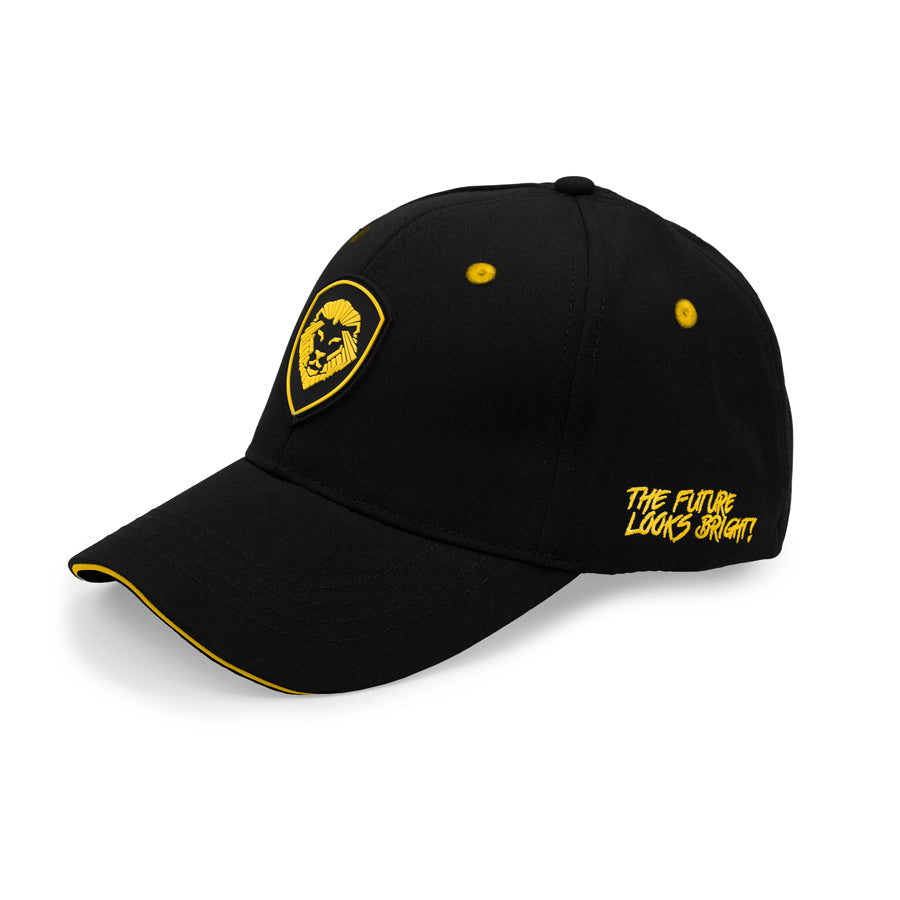 Future Looks Bright Flex Fit Hat - Black & Gold | Adjustable Baseball Cap for Men & Women | Perfect for Outdoor Sports, Casual Wear & Gifts