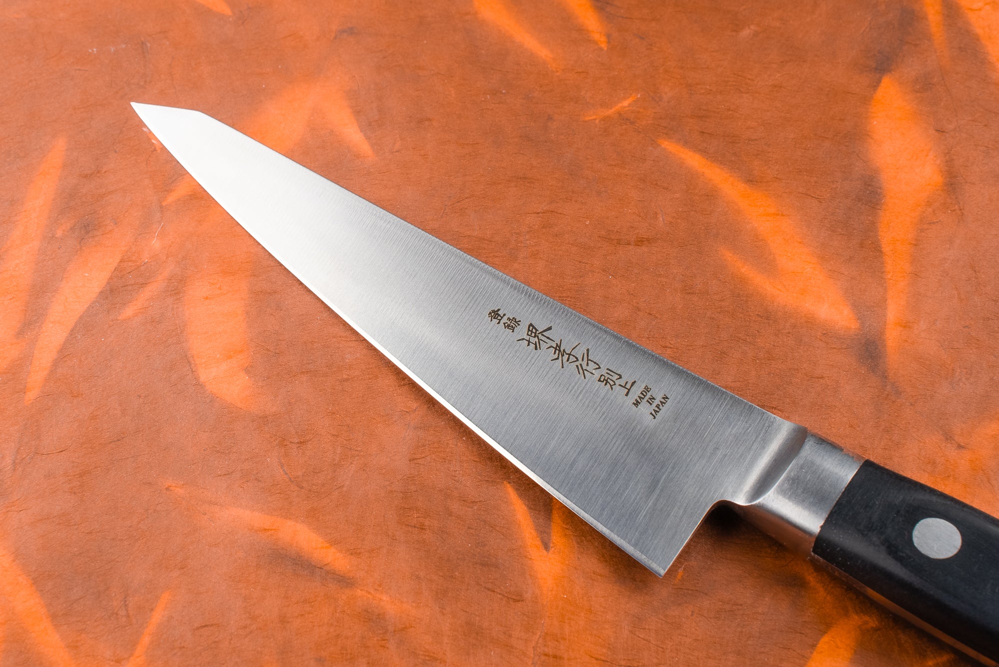 Premium Sakai Takayuki SK4 Left-Handed Honesuki 150mm Japanese Boning Knife - Perfect for Poultry Butchery, Meat Deboning & Professional Kitchen Use