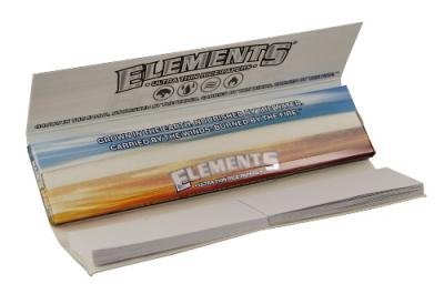 Elements King Size Slim Connoisseur Rice Rolling Papers with Tips - 32 Pack | Ultra Thin Natural Rolling Papers for Smooth Smoking | Perfect for Rolling Cigarettes, Joints & Blunts at Home or Outdoors