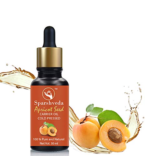 Organic Cold Pressed Apricot Oil 30ml - 100% Pure for Hair Growth, Skin & Face Care, Massage Therapy - Natural Moisturizer for Dry Skin & Hair Repair - Perfect for Aromatherapy & DIY Beauty Products
