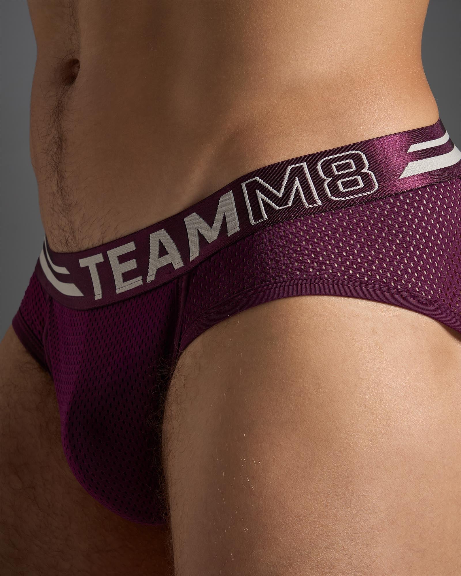 Teamm8 Racer Mesh Jockstrap for Men - Breathable Athletic Support Underwear - Perfect for Running, Gym Workouts & Sports Activities