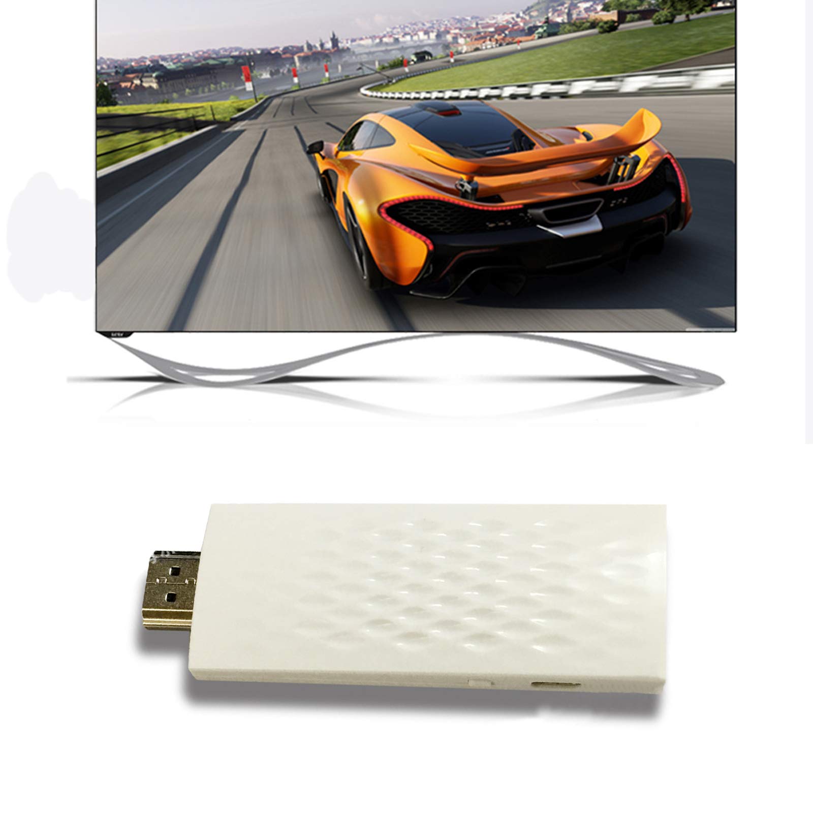 SunshineFace Wi-Fi Display Dongle - Airplay, DLNA, Miracast Compatible for Mac, Windows 8.1 | Wireless Screen Mirroring for Home Theater, Meetings & Presentations