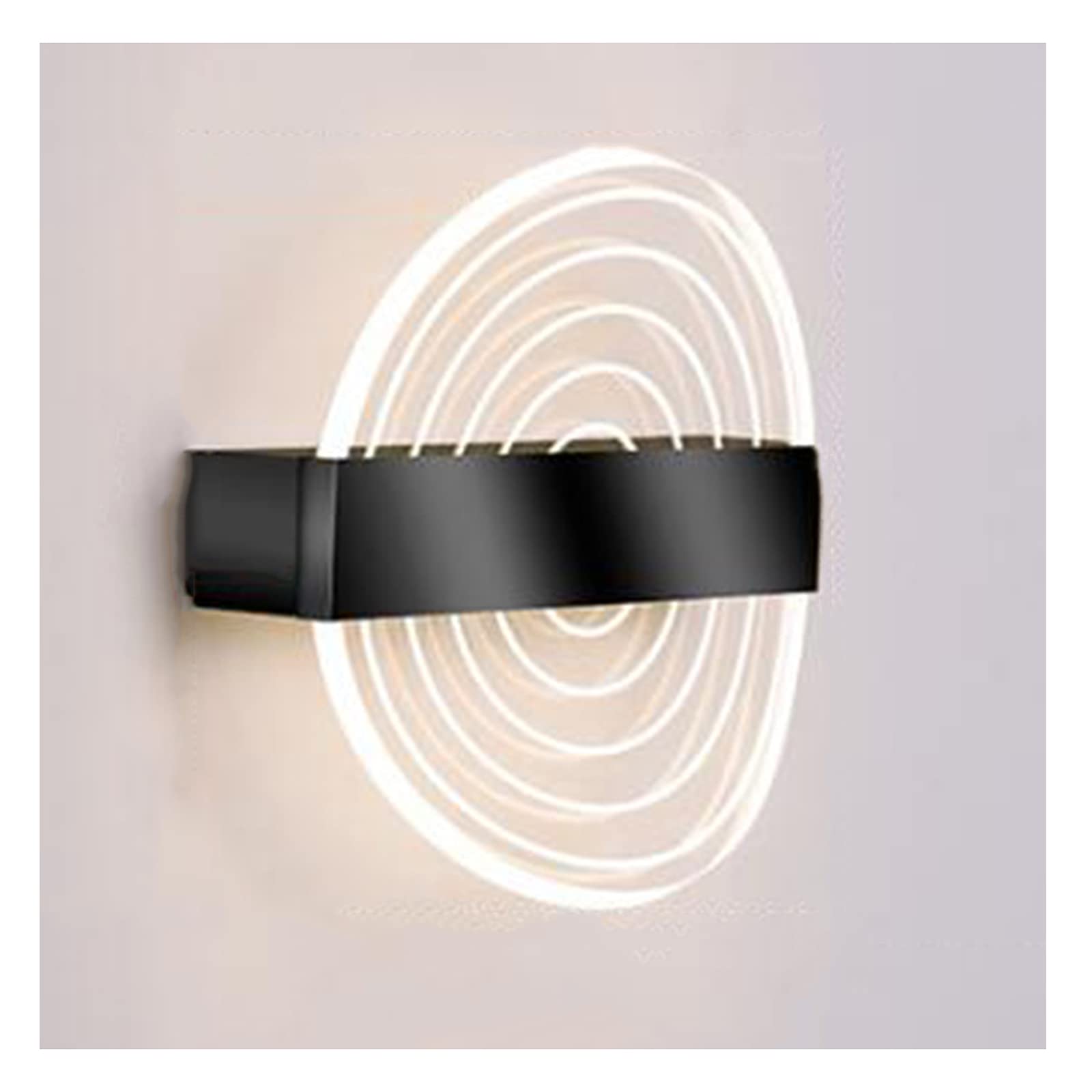 Modern Black Minimalist Wall Sconce - Luxury Indoor Wall Lamp for Living Room, Bedroom & Hallway - Elegant Home Lighting Decor for Aisle & Entryway - Perfect for Ambient Lighting & Space Decoration