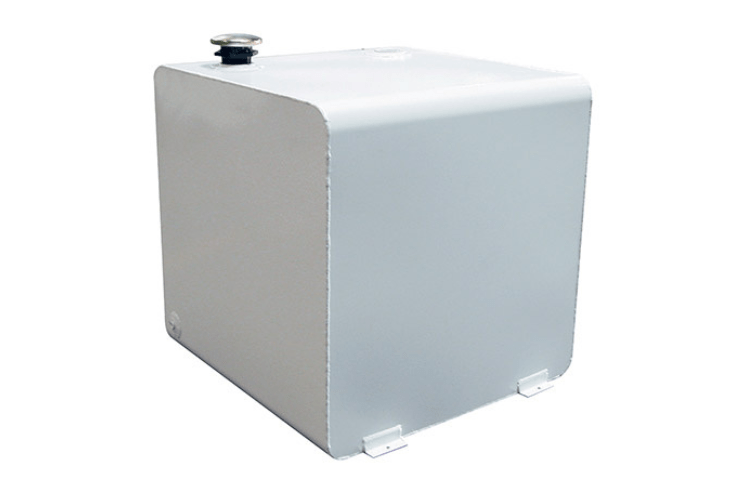 Dee Zee DZ91750S White Steel Transfer Tank for Chevy Silverado 2500HD/3500HD (1999-2022) - Heavy Duty Truck Accessory for Fuel & Water Storage