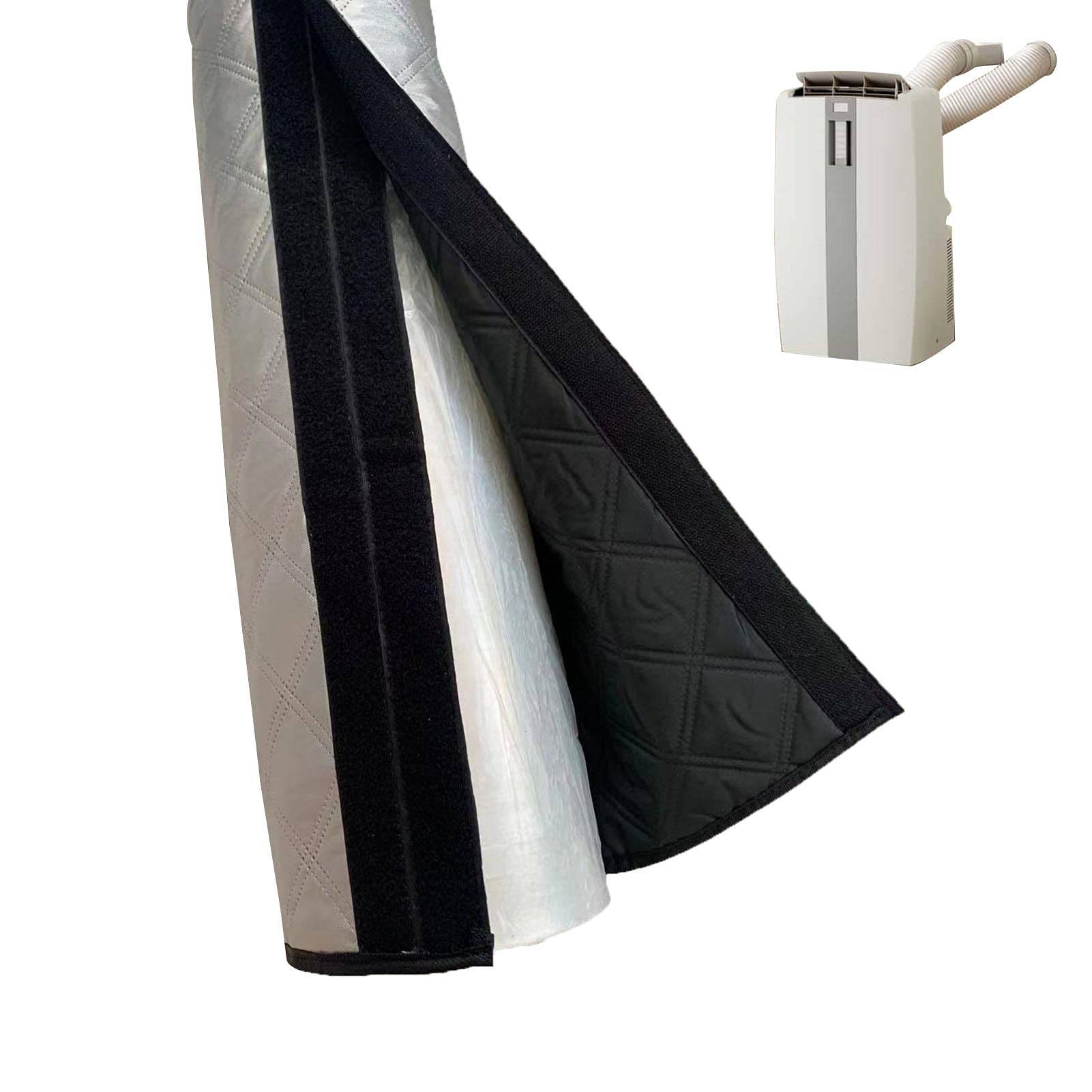 Universal AC Hose Cover 5-6 inch - Insulated Portable Dust Sleeve for Home & RV Use