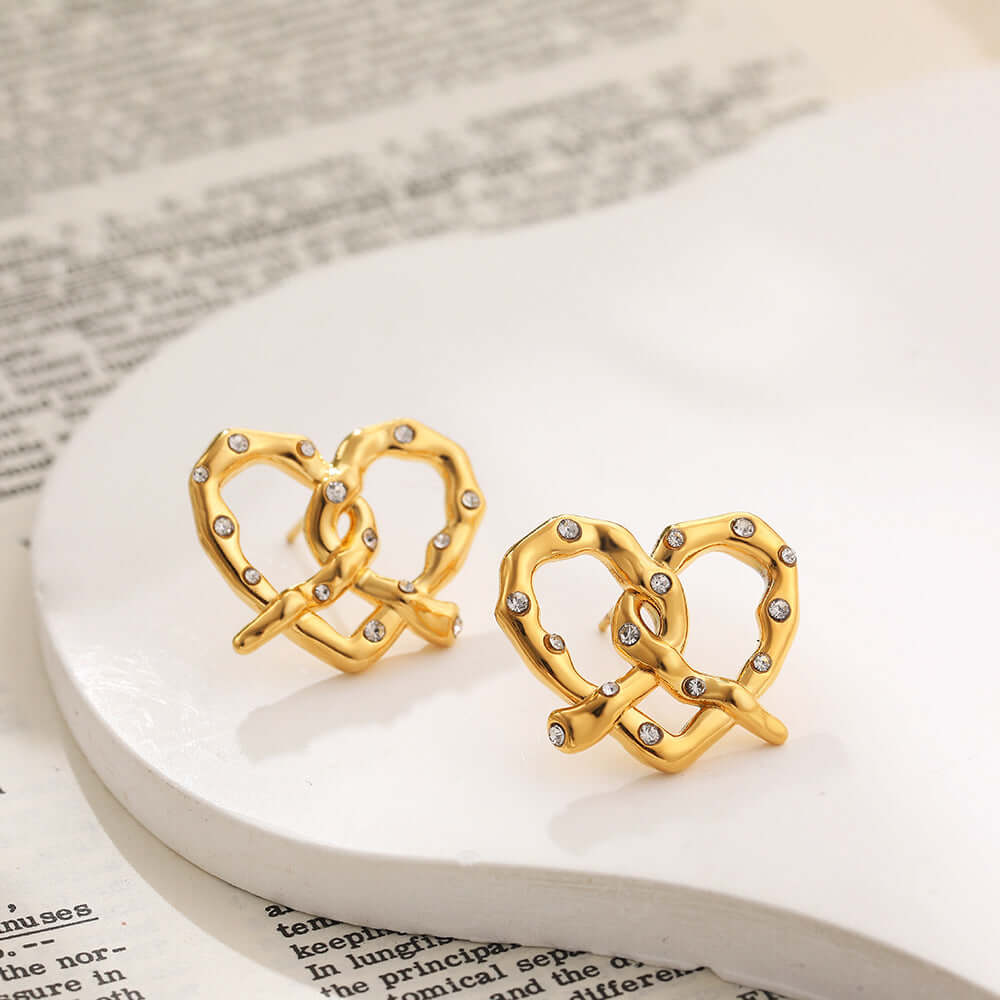 Stylish Baguette Stud Earrings | A2844 | Perfect for Everyday Wear & Special Occasions