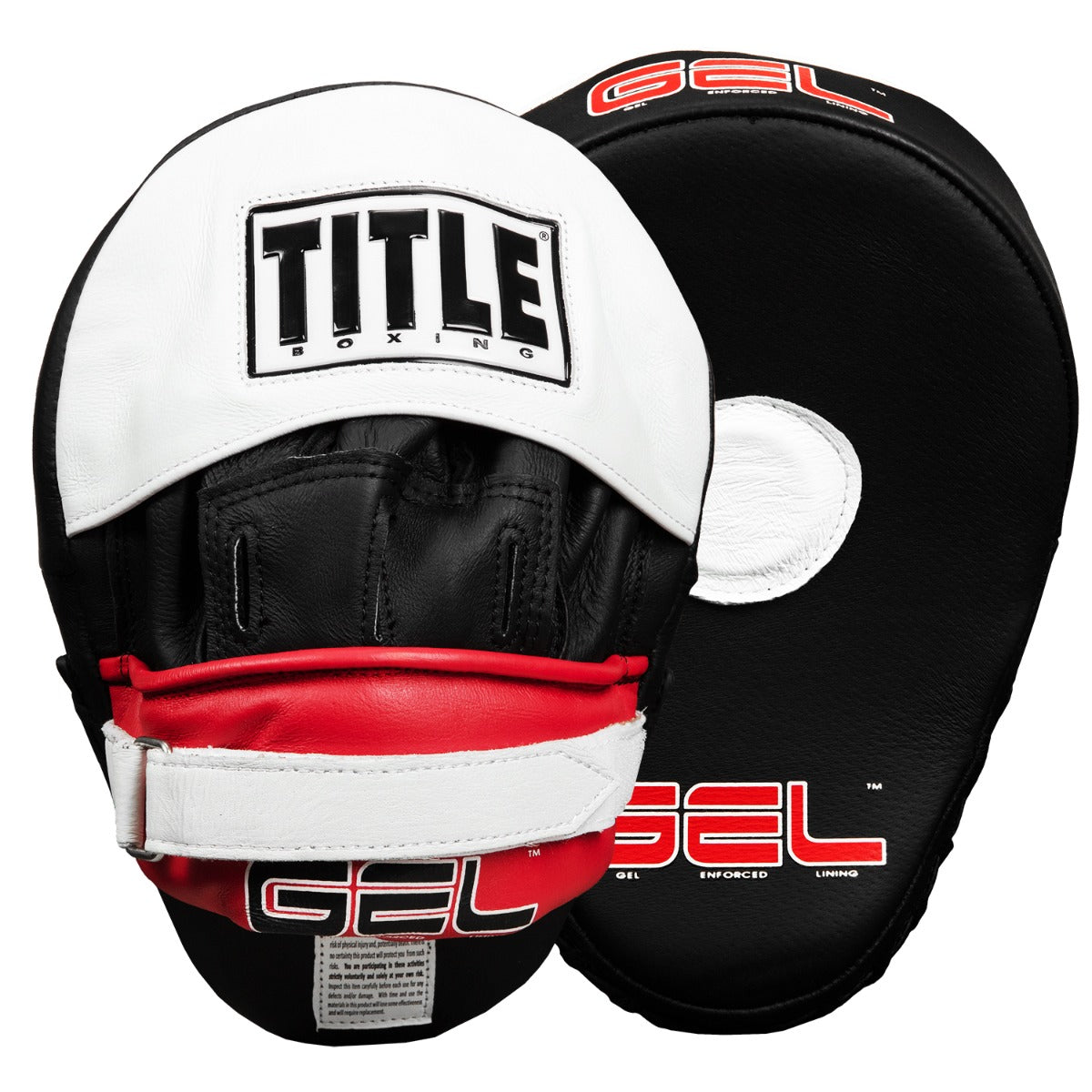 TITLE Boxing Gel World Contoured Punch Mitts - Premium Training Pads for Boxing, MMA & Kickboxing - Perfect for Coaches & Fighters - Use in Gym, Home or Professional Training Sessions
