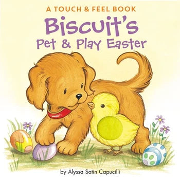 Biscuit's Pet & Play Easter Board Book for Toddlers – Interactive Easter Storybook for Kids, Perfect for Easter Basket Gifts & Early Learning