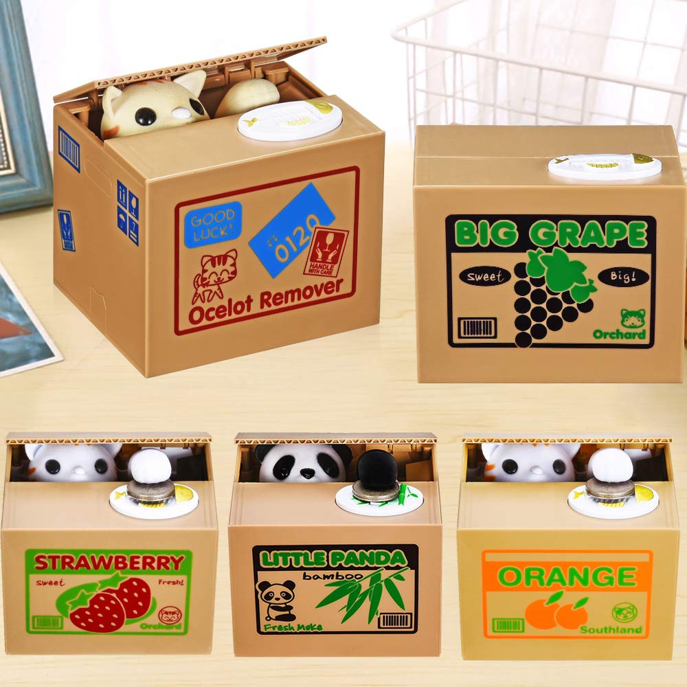 Panda Piggy Bank for Kids - Cute Money Saving Box for Boys & Girls, Perfect Christmas & Birthday Gift - Fun Way to Teach Savings & Financial Responsibility