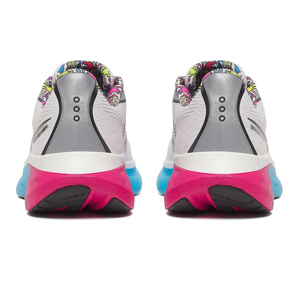 Saucony Women's Ride 18 Running Shoes - Keith Haring Love Capsule Collection | Lightweight Cushioned Sneakers for Women | Perfect for Jogging, Gym Workouts & Casual Wear