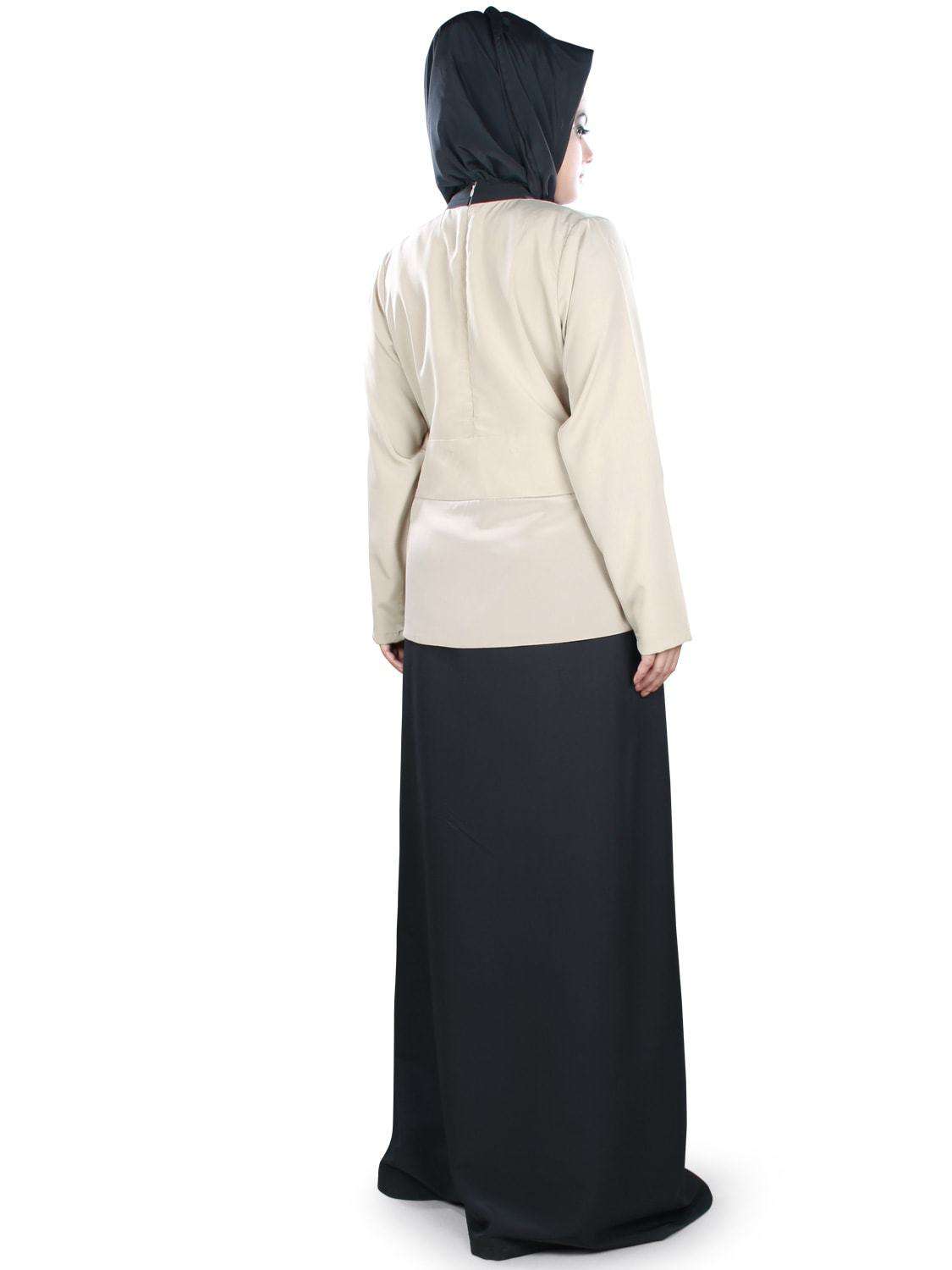 Fadeelah Abaya - Elegant Muslim Women's Prayer Dress - Perfect for Prayer, Mosque, and Special Occasions