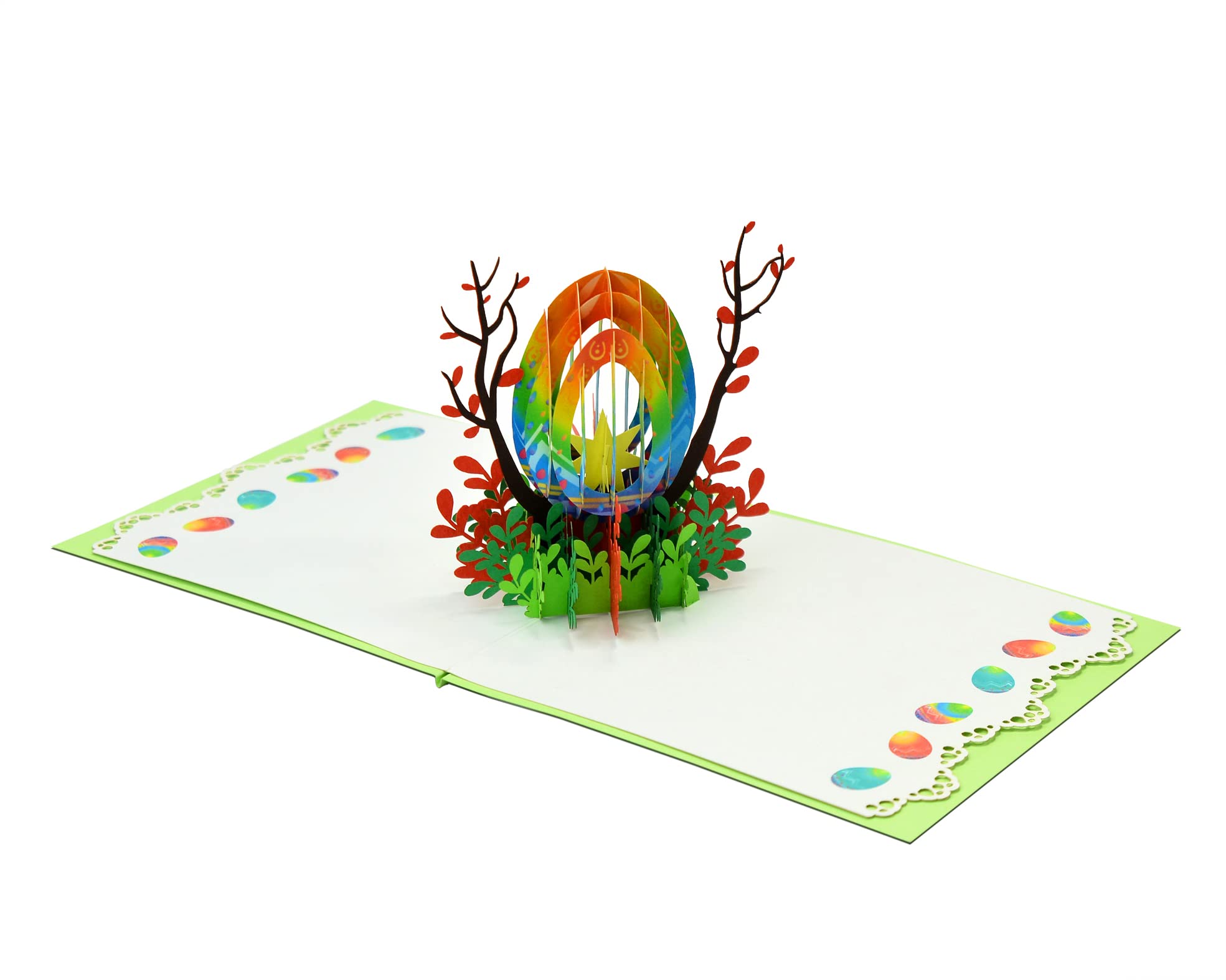 Easter Pop Up Greeting Card - 3D Easter Egg Design for Holiday Celebrations, Gifts & Home Decor