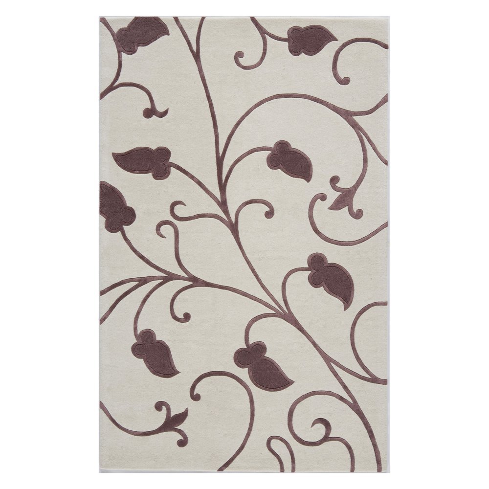 Rugs America Millennium Area Rug 8x11 Feet - Soft Plush Shag Carpet for Living Room, Bedroom - Mirage White - Modern Home Decor for Cozy Comfort
