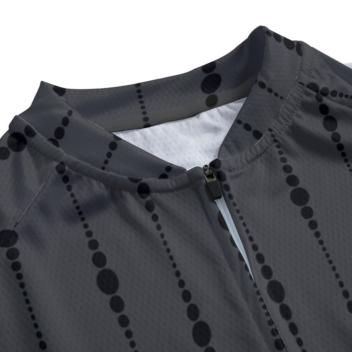 Women's Gray & Black Raglan Cycling Jersey - Breathable & Comfortable for Road Biking, Mountain Cycling & Outdoor Sports