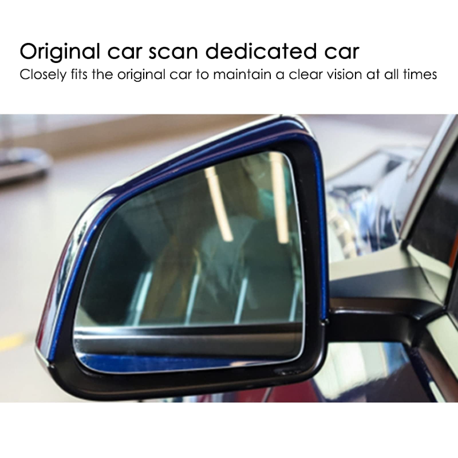 Heated Wide-Angle Rearview Mirror Glass for Tesla Model Y - Large Vision Lens, Anti-Glare & Defrosting - Perfect for Night Driving, Winter Conditions & Safe Parking