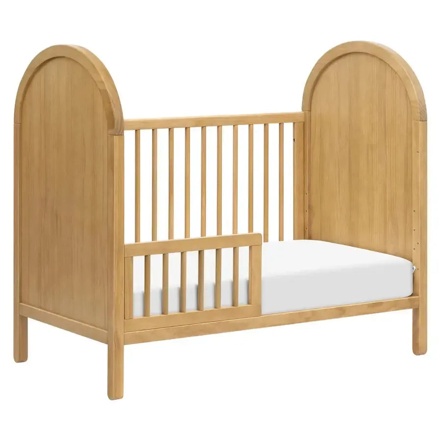 Babyletto Bondi 3-in-1 Convertible Crib in Honey - Modern Nursery Furniture for Newborn to Toddler | Perfect for Small Spaces & Gender-Neutral Nursery Decor