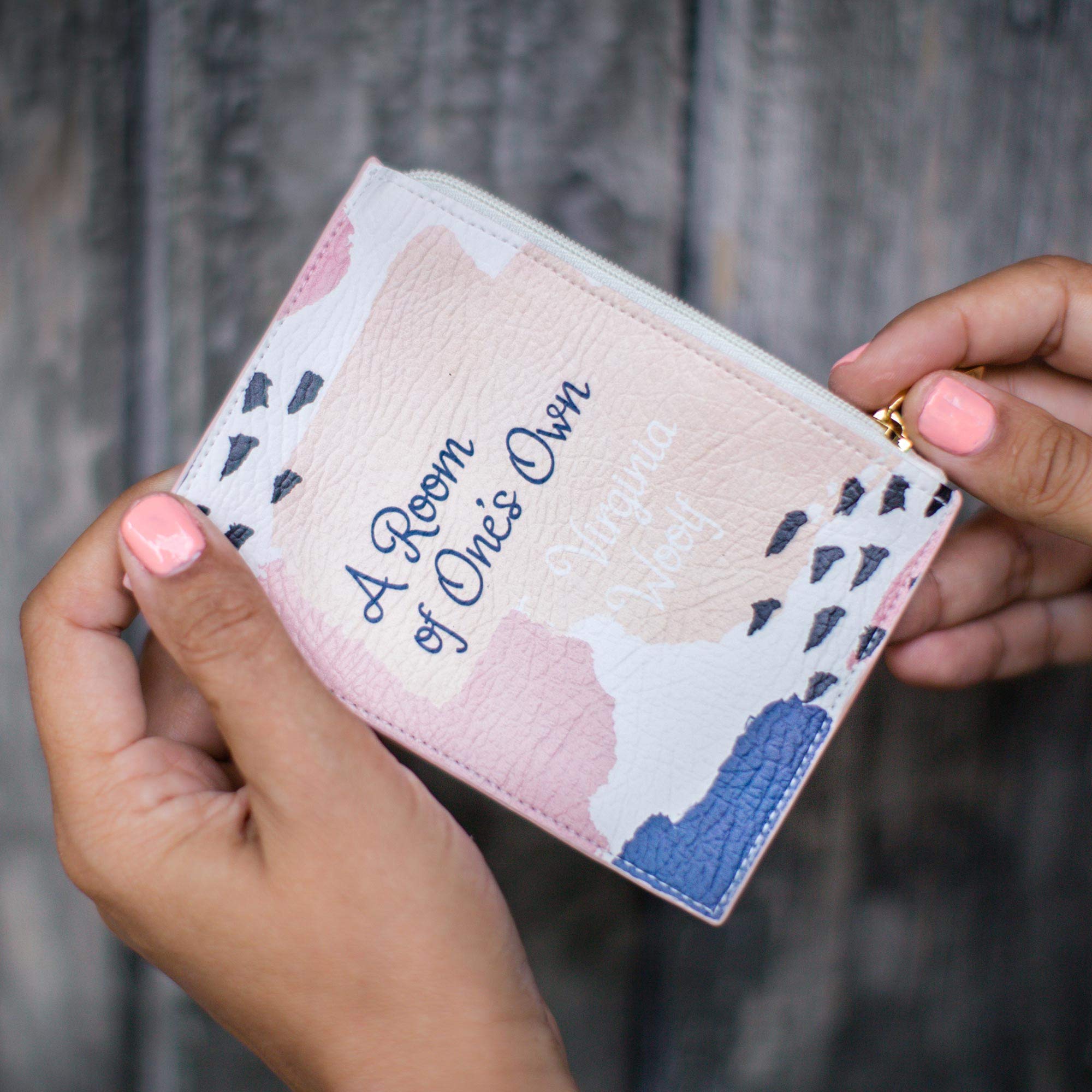 Book Themed Coin Purse for Book Lovers - Perfect Literary Gift for Book Clubs, Readers & Writers - Women's Wallet for Cash & Coins - Great for Reading Cafes, Library Visits & Bookstore Shopping