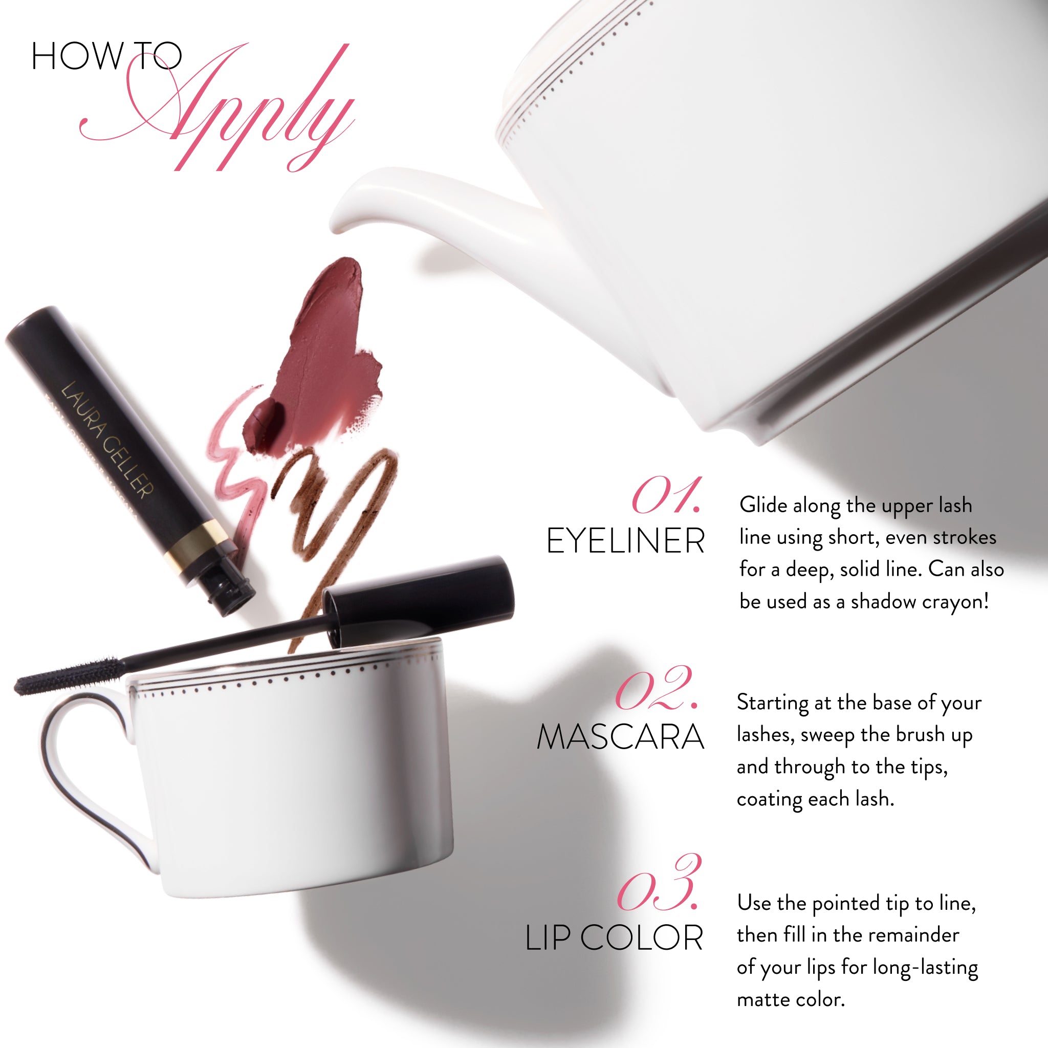 Kajal Collection 3-Piece Makeup Kit - Eyeliner, Mascara & Eyeshadow Set for Dramatic Eye Looks | Perfect for Parties, Date Nights & Special Occasions