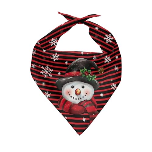 Christmas Stripes Snowman