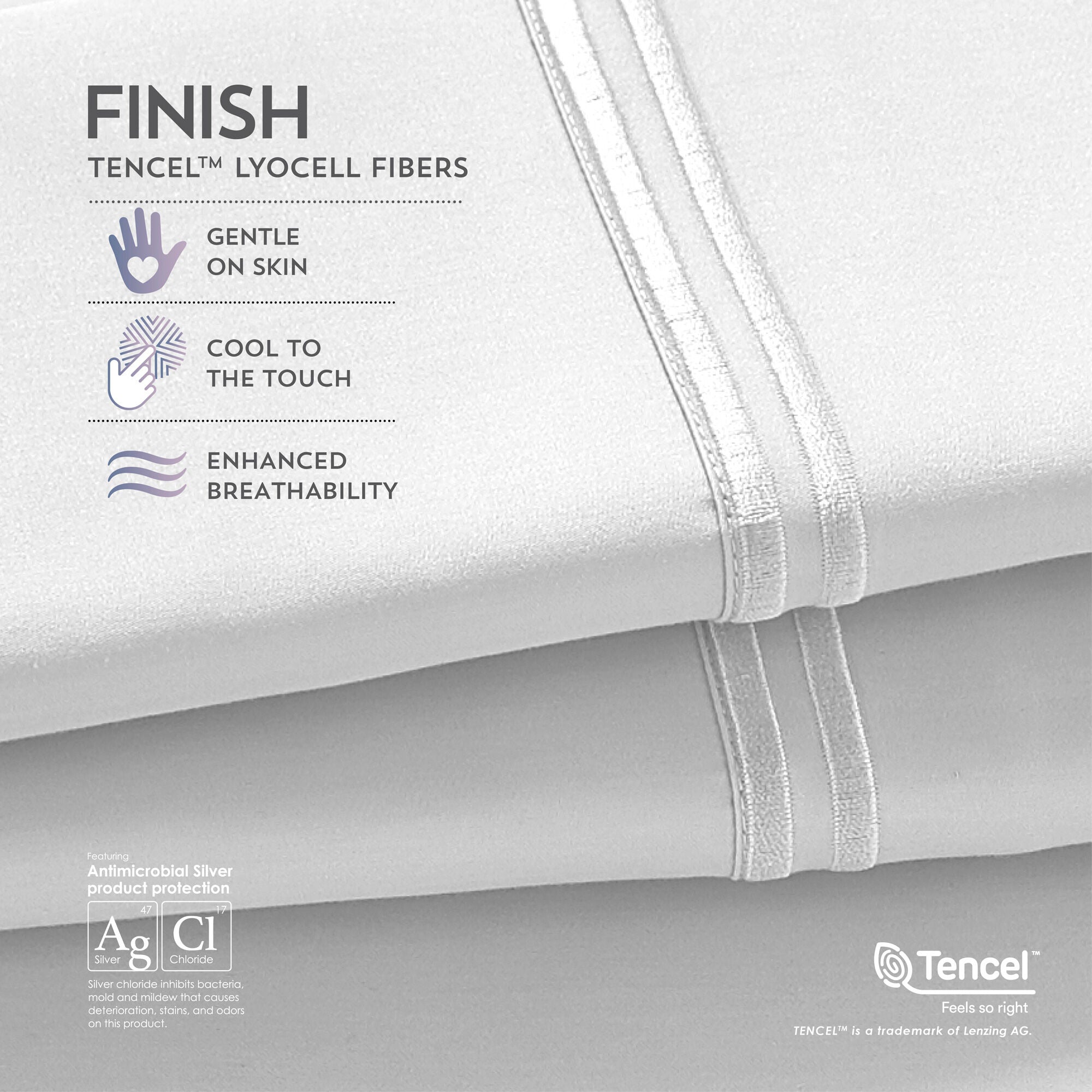 Premium Tencel Sheet Set - Soft, Breathable & Hypoallergenic Bedding for a Cool & Comfortable Sleep - Perfect for Hot Sleepers & Allergy Sufferers