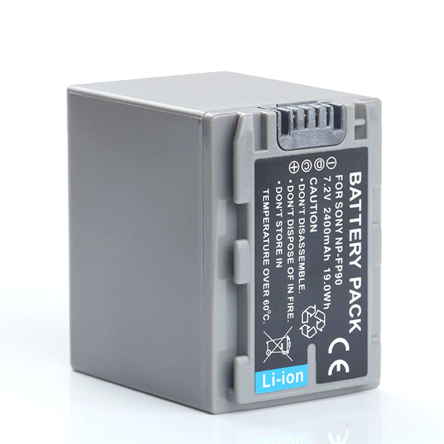 Rechargeable Li-ion Battery for Sony NP-FP90 P Series - High Capacity Replacement Battery Pack for Sony Cameras & Camcorders - Perfect for Travel, Vlogging & Professional Photography