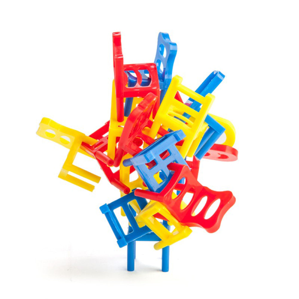 Balance Chairs Drinking Game Set - Fun Party Game for Adults & Friends - Perfect for Birthday Parties, Bachelor/Bachelorette Nights & Social Gatherings