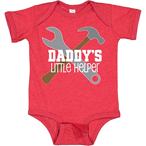 Inktastic Daddy's Little Helper Tool Set Baby Bodysuit - Cute Construction Theme Onesie for Newborns & Infants - Perfect Gift for Father's Day, Baby Showers & First Birthday Parties