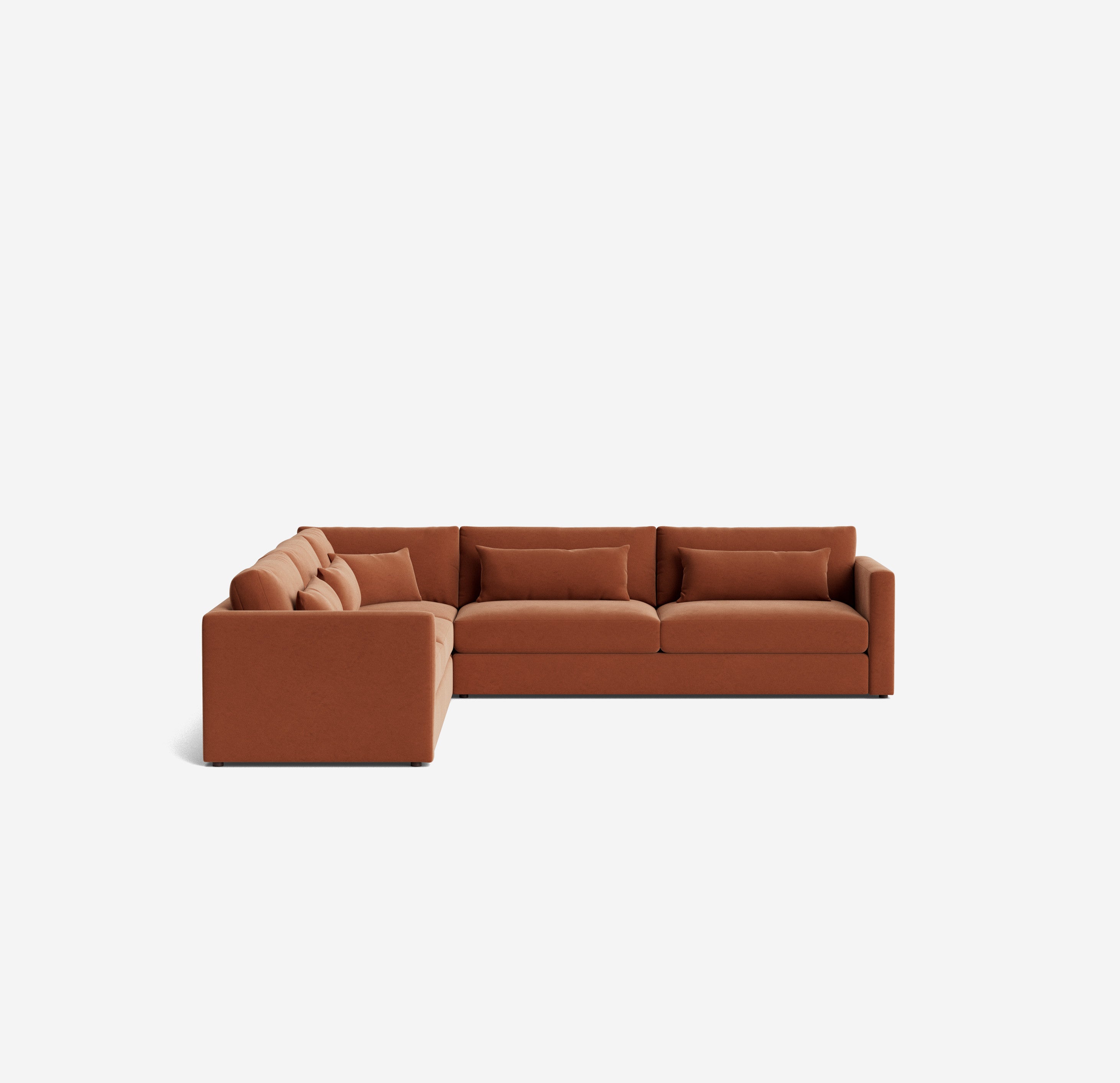 Durham Corner Sectional Sofa - Modern L-Shaped Couch with Storage | Comfortable Living Room Furniture for Small Spaces & Apartments