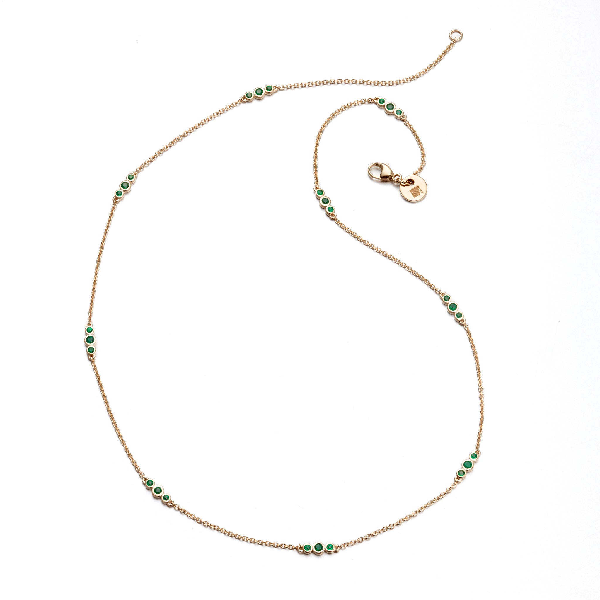 Emerald Triplet Necklace for Women - Elegant Birthstone Jewelry Gift for Mom, Sister, or Best Friend - Perfect for Anniversaries, Birthdays, and Special Occasions