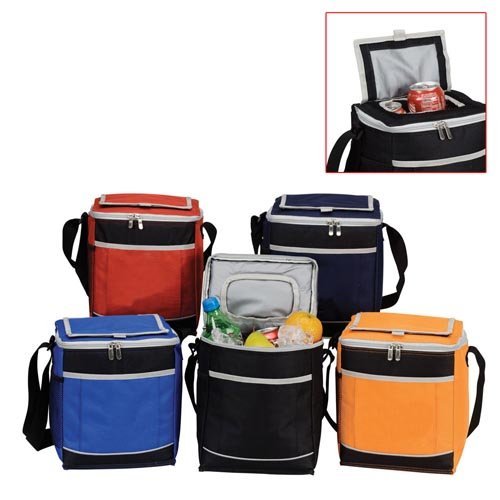 12-Pack Insulated Lunch Cooler Bags for Work, School & Picnics - Leakproof & Reusable (Black) - Perfect for Meal Prep, Office Lunch & Outdoor Activities
