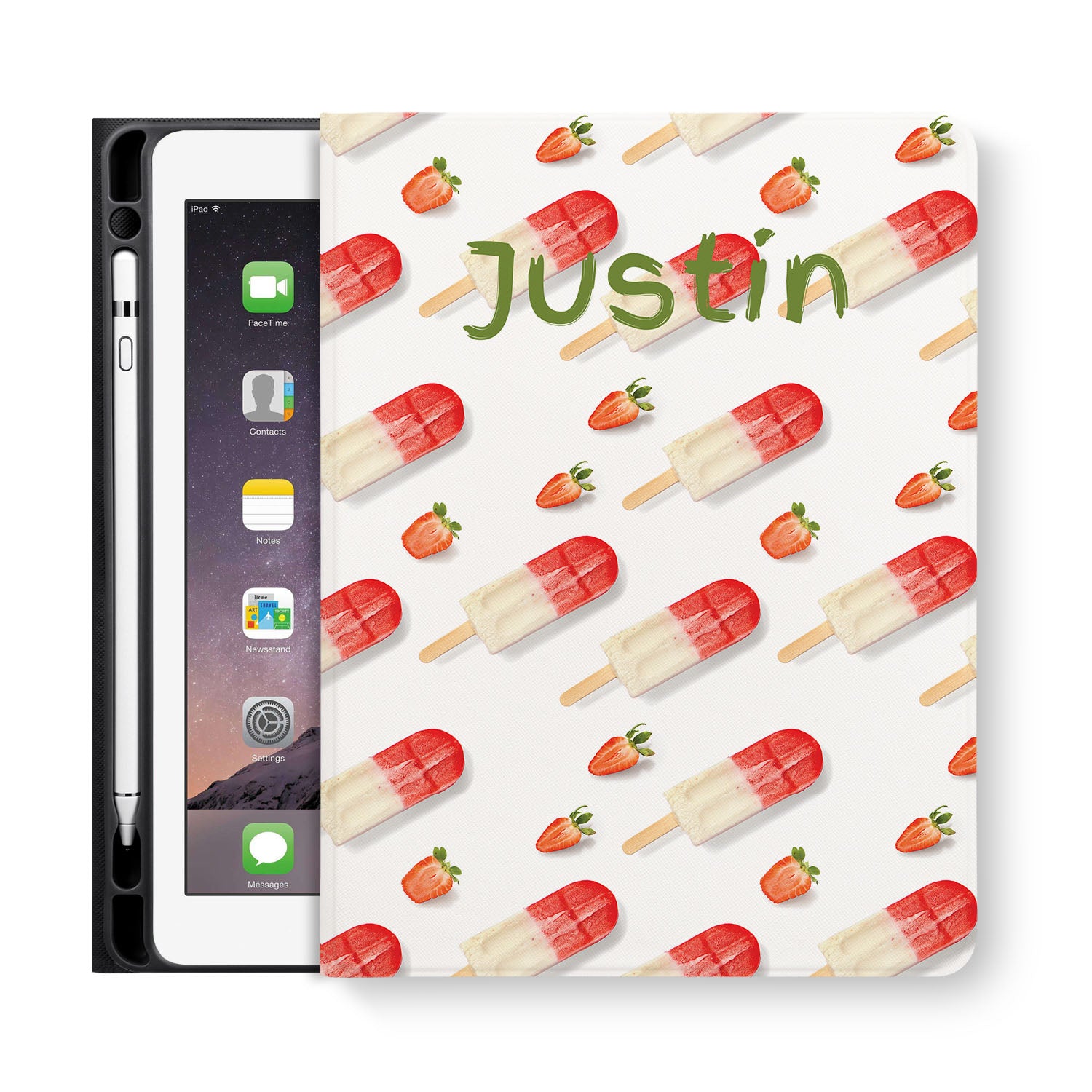 Premium iPad Folio Case with Auto Sleep/Wake - Slim Protective Cover for iPad 6th/7th/8th/9th Gen | Perfect for Work, School & Travel