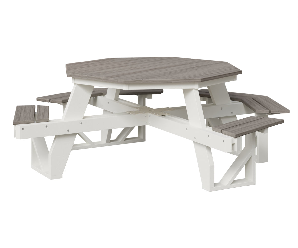 ADA Compliant Octagon Picnic Table by Berlin Gardens - Outdoor Dining & Park Furniture for Patio, Backyard & Public Spaces