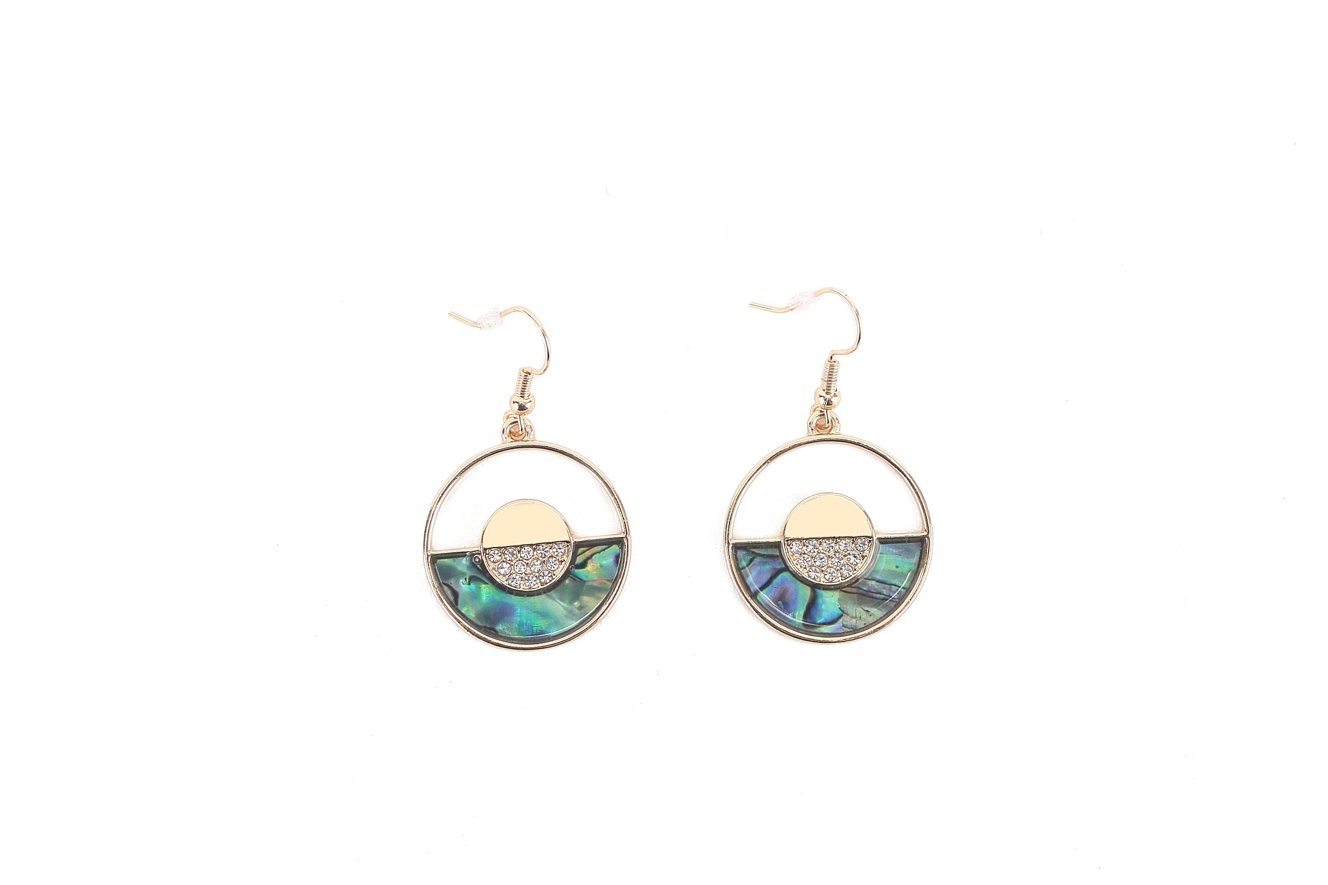 Makamae Ocean Gold Earrings for Women - Handmade Hawaiian Jewelry - Perfect for Beach Vacations & Summer Outfits